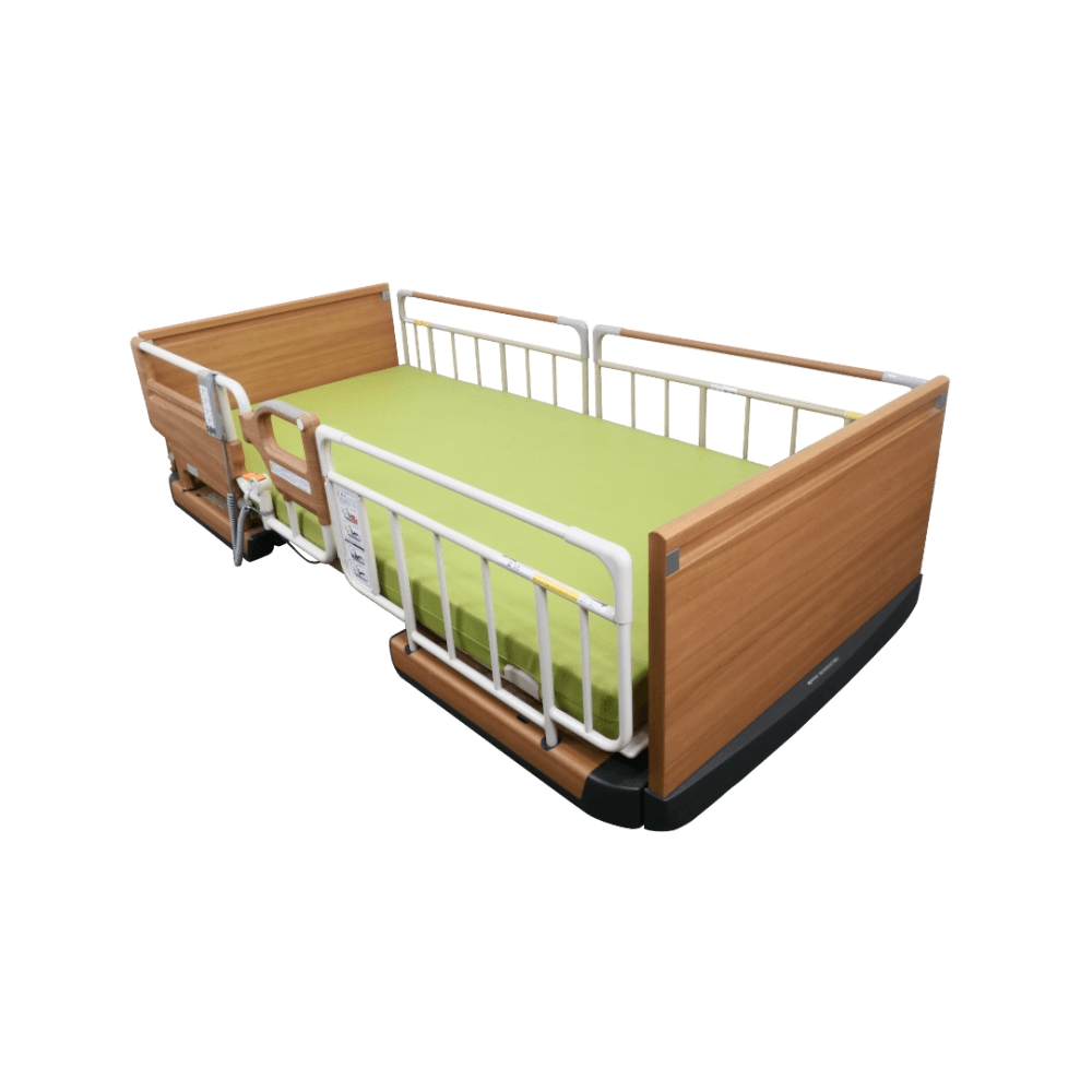 เตียงผู้ป่วยไฟฟ้า PARAMOUNT BED รุ่น Rakusho Z สีไม้ พร้อมที่นอน รุ่น General Mattress_3